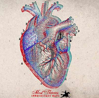 The album art for Most Thieves' Unnecessary Maps