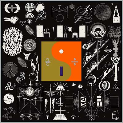 The album art for Bon Iver's 22, A Million