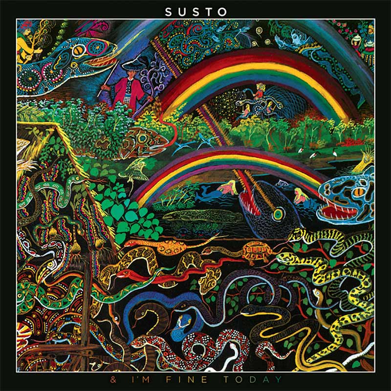 The album art for SUSTO's & I'm Fine Today